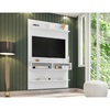 Manhattan Comfort Libra Long Floating 45.35 Entertainment Center, White 237BMC6